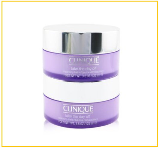 CLINIQUE TAKE THE DAY OFF CLEANSING BALM DUO SET 125ML X2 紫胖子卸妝膏套裝