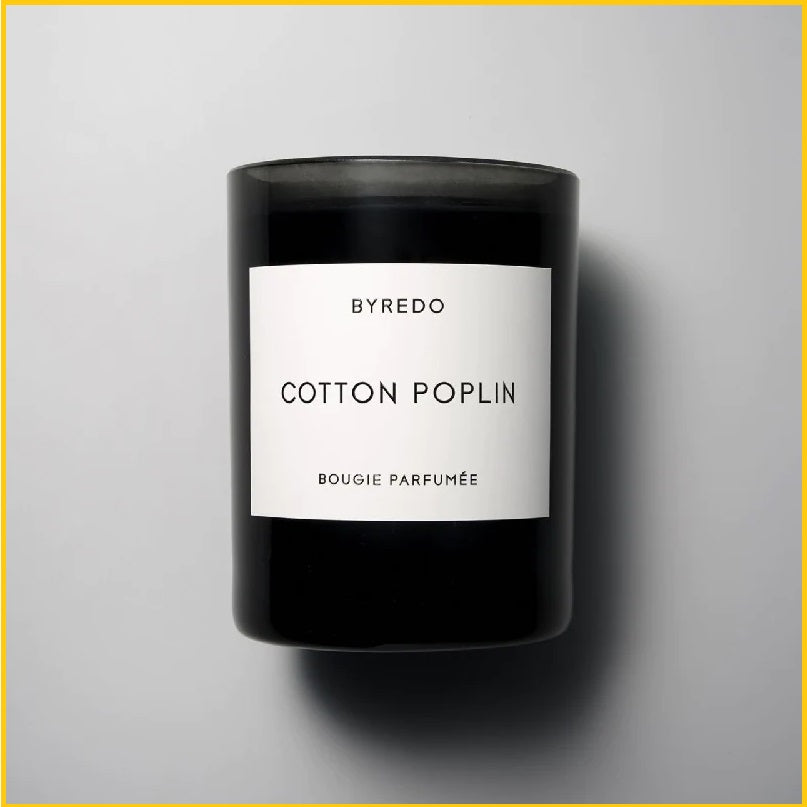 BYREDO SCENTED CANDLE #BOHEMIA / #FLEUR FANTOME / #COTTON POPLIN / #SYMPHONIQUE / #SUMMER RAIN / #BURNING ROSE 240G 滋潤室內香薰蠟燭