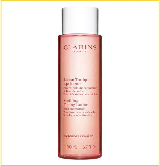 CLARINS SOOTHING TONING LOTION FOR VERY DRY OR SENSITIVE SKIN 200ML / 400ML 植萃紓緩爽膚露 (乾性至敏感肌適用)