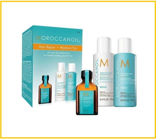 MOROCCANOIL MOISTURE REPAIR ON THE GO ESSENTIALS MINI TRIO DUO SET 水潤修護套裝