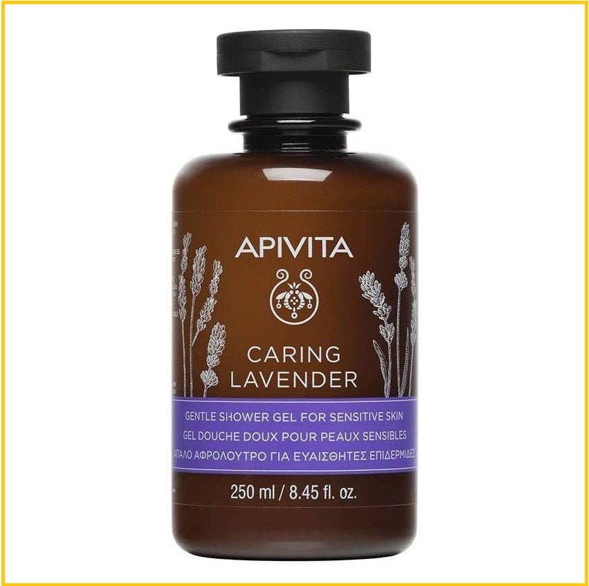 APIVITA CARING LAVENDER GENTLE SHOWER GEL FOR SENSITIVE SKIN 250ML 薰衣草舒緩沐浴露