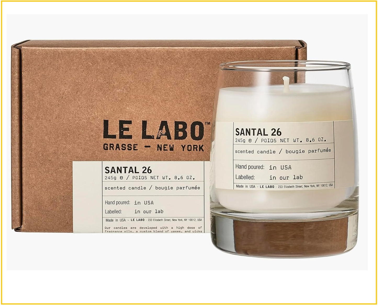 LE LABO SANTAL 26 CLASSIC CANDLE 245G 香薰蠟燭