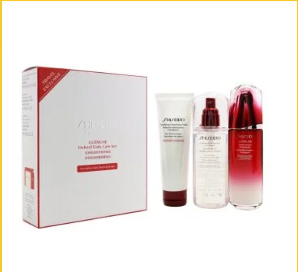 SHISEIDO TRAVEL EXCLUSIVE DUO SET (TREATMENT SOFTENER ENRICHED 150ML + CLEANSING FOAM 125ML + POWER INFUSING CONCENTRATE 100ML) 紅腰子套裝