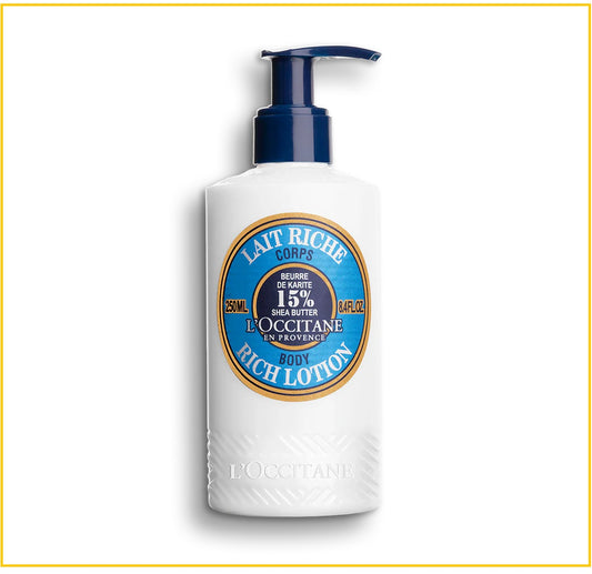 L'OCCITANE LOCCITANE SHEA BUTTER RICH BODY LOTION 250ML 乳油木保濕身體乳