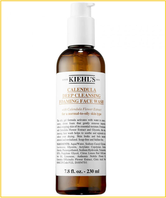 KIEHL'S KIEHLS CALENDULA DEEP CLEANSING FOAMING FACE WASH 230ML 金盞花深層潔面泡沫