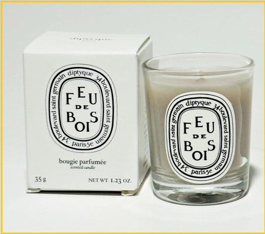 DIPTYQUE FEU DE BOIS SCENTED CANDLE 35G 柴火灰蠟燭