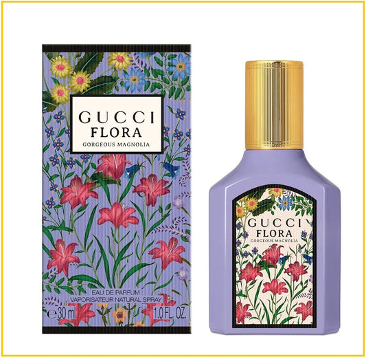 GUCCI FLORA GORGEOUS MAGNOLIA EAU DE PARFUM SPRAY 30ML / 50ML 綺夢木蘭女士濃香水