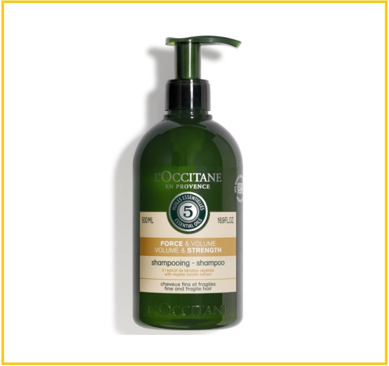 L'OCCITANE LOCCITANE AROMACHOLOGIE VOLUME & STRENGTH SHAMPOO 500ML 草本療法強韌護理洗髮水