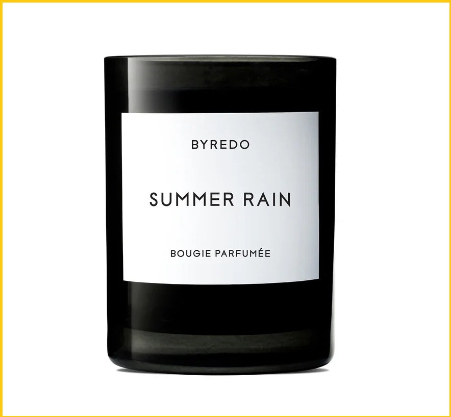 BYREDO SCENTED CANDLE #BOHEMIA / #FLEUR FANTOME / #COTTON POPLIN / #SYMPHONIQUE / #SUMMER RAIN / #BURNING ROSE 240G 滋潤室內香薰蠟燭