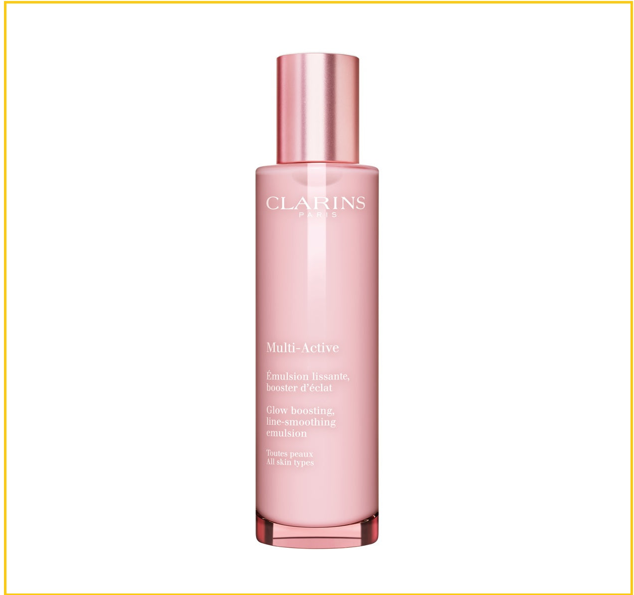 CLARINS MULTI ACTIVE GLOW BOOSTING LINE SMOOTHING EMULSION ALL SKIN TYPES 100ML 多元活膚乳液