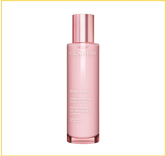 CLARINS MULTI ACTIVE GLOW BOOSTING LINE SMOOTHING EMULSION ALL SKIN TYPES 100ML 多元活膚乳液