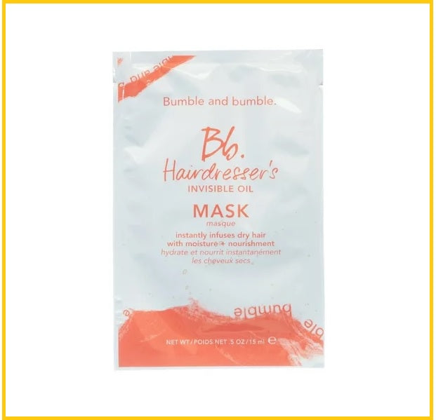 BUMBLE AND BUMBLE HAIRDRESSER'S INVISIBLE OIL MASK MASQUE PACKET 15ML 長效保濕滋潤抗毛躁滋養髮膜