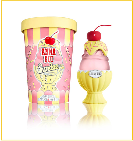 ANNA SUI SUNDAE MELLOW YELLOW EAU DE TOILETTE 50ML 乖巧奶黃淡香水