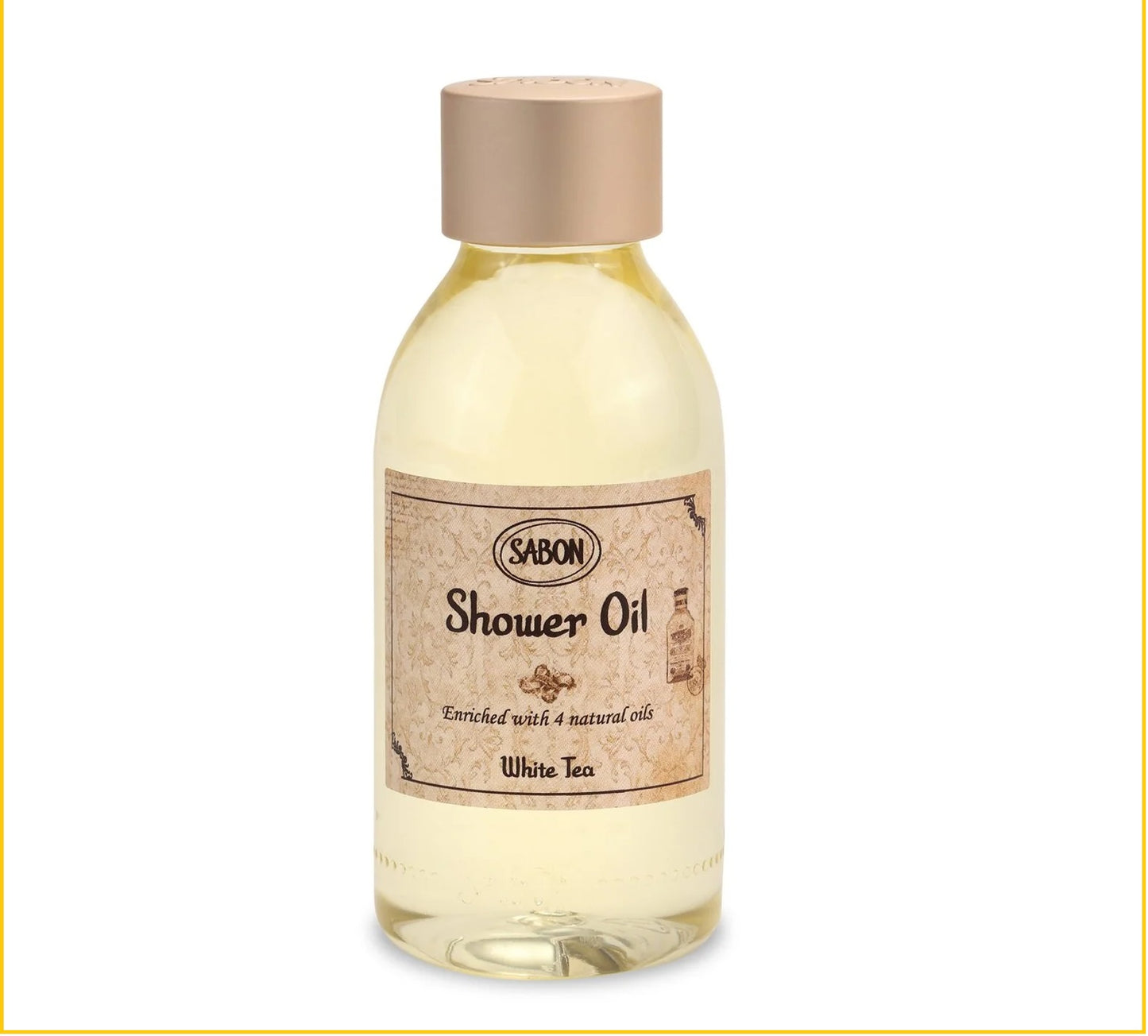 SABON SHOWER OIL WHITE TEA 100ML 白茶沐浴油