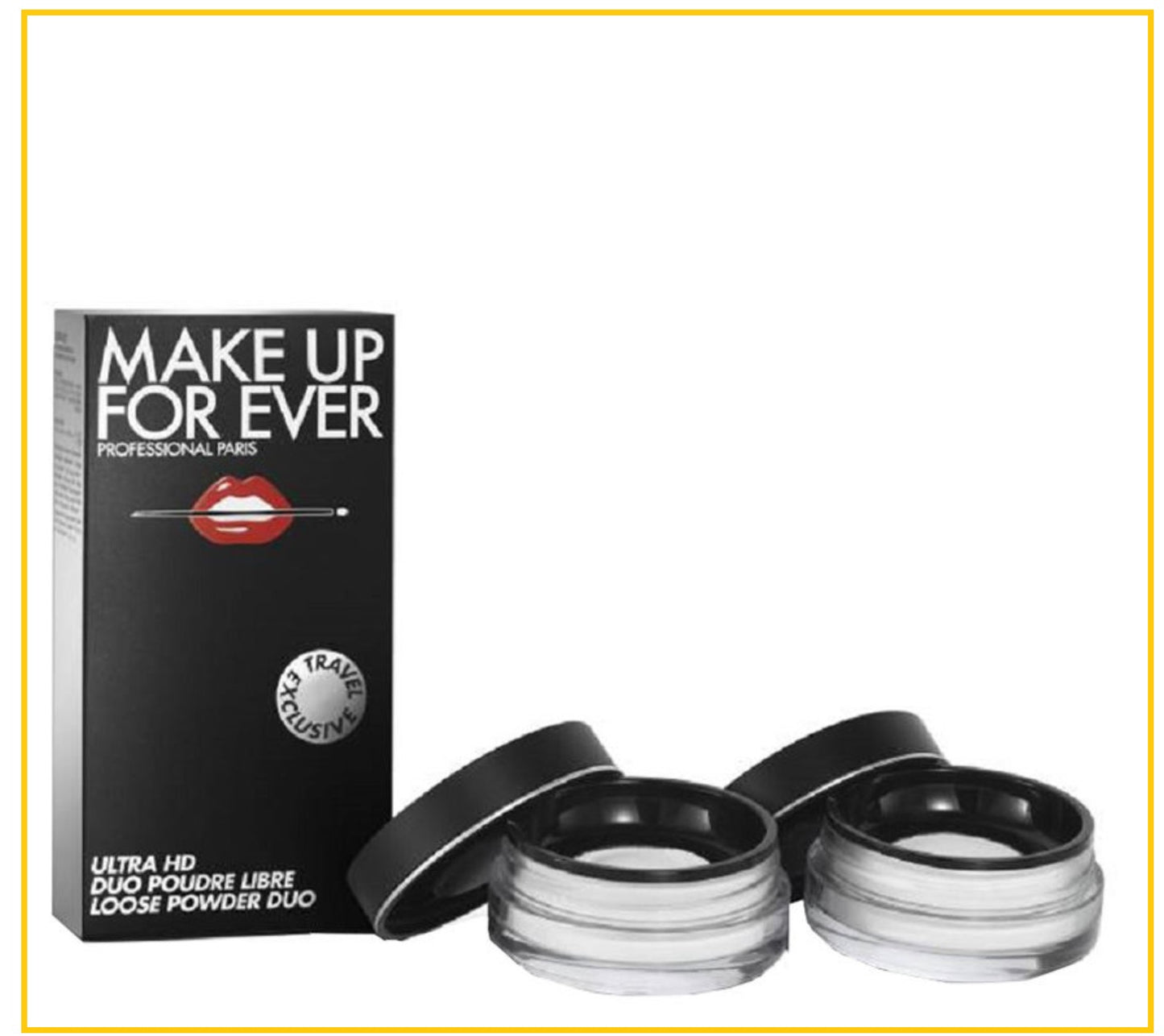 MAKE UP FOR EVER MAKEUP FOREVER ULTRA HD LOOSE POWDER MICROFINISHING LOOSE POWDER DUO SET 8.5G X2 散粉套裝