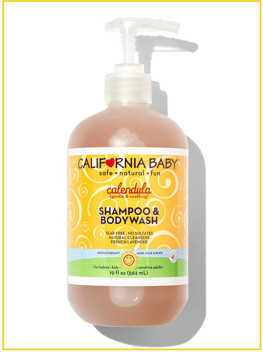 CALIFORNIA BABY CALENDULA SHAMPOO & BODY WASH 562ML 金盞花洗髮沐浴露