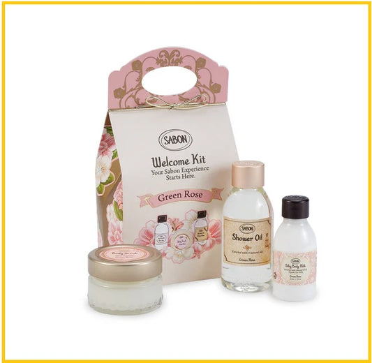 SABON DISCOVERY BODY RITUAL KIT GREEN ROSE DUO SET 翠綠玫瑰旅行套裝