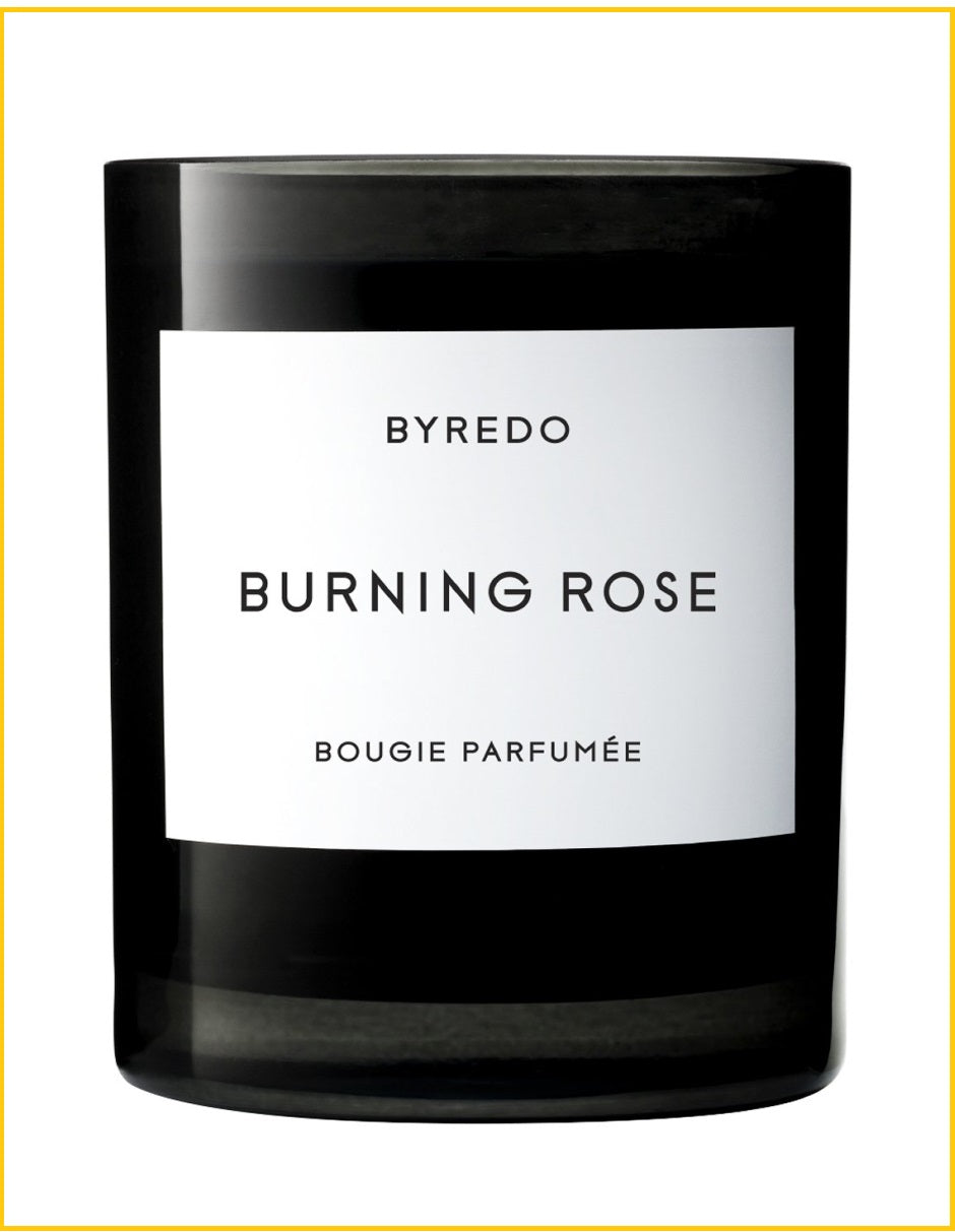 BYREDO SCENTED CANDLE #BOHEMIA / #FLEUR FANTOME / #COTTON POPLIN / #SYMPHONIQUE / #SUMMER RAIN / #BURNING ROSE 240G 滋潤室內香薰蠟燭