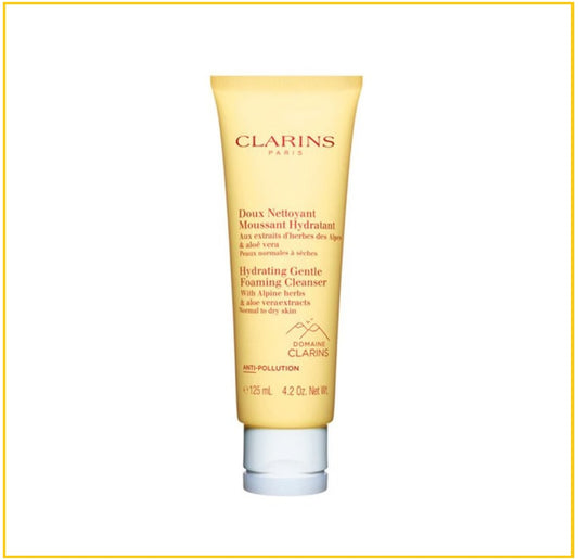 CLARINS SOOTHING MOISTURIZING FOAM CLEANSER COTTON SEED 125ML 舒柔保濕泡沫棉花籽潔面乳