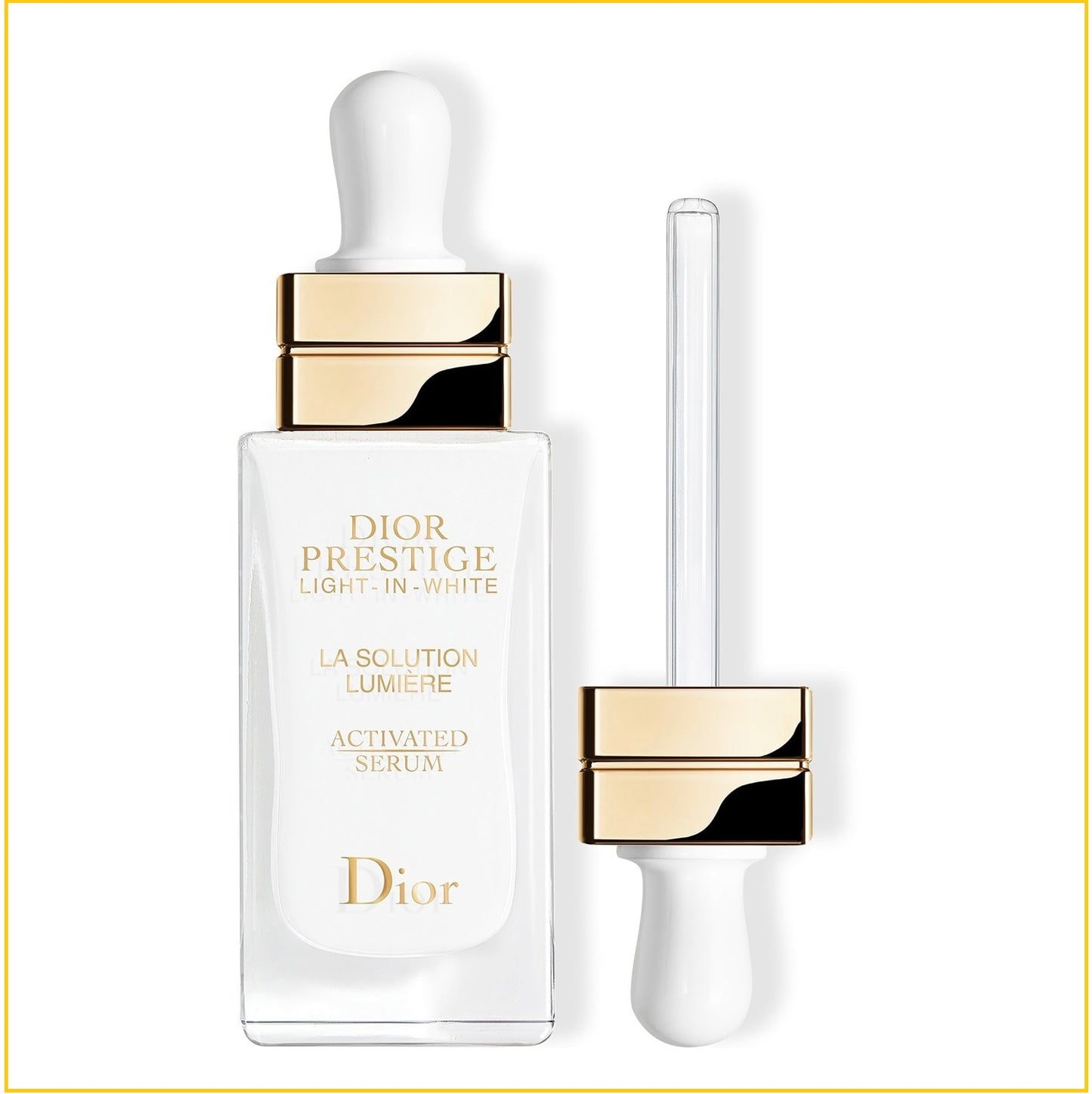 DIOR PRESTIGE LIGHT-IN-WHITE LA SOLUTION LUMIERE ACTIVATED SERUM 30ML 玫瑰花蜜純白亮肌修護精華