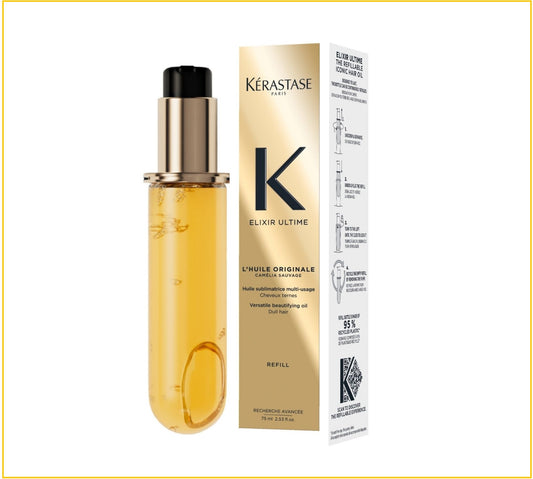 KERASTASE ELIXIR ULTIME REFILLABLE HAIR OIL 75ML 山茶花經典香氛護髮油 (替換裝)