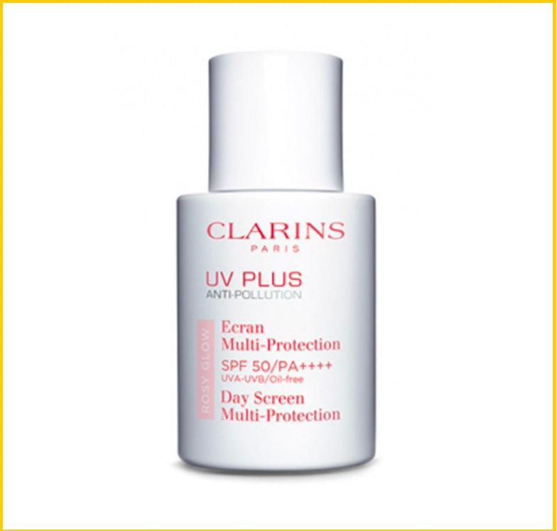 CLARINS UV PLUS ANTI-POLLUTION SPF50 PA+++ ROSY GLOW 50ML 抗污染透白粉色防曬霜