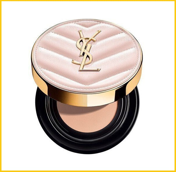 YVES SAINT LAURENT YSL TOUCHE ECLAT GLOW-PACT CUSHION #B10 / #B20 / #BR20 12G 粉紅色皮革氣墊粉餅