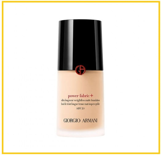 GIORGIO ARMANI POWER FABRIC+ ULTRA LONGWEAR WEIGHTLESS MATTE FOUNDATION SPF20 #1.5 / #3 30ML 阿瑪尼權力粉底液