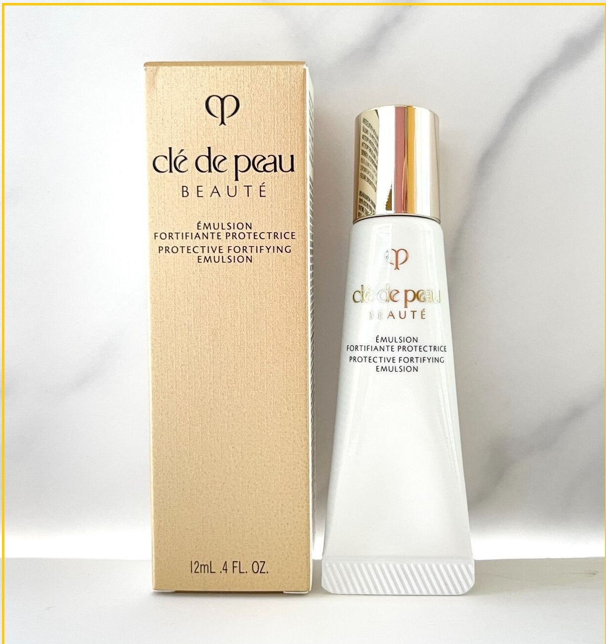 CLE DE PEAU BEAUTE CDP PROTECTIVE FORTIFYING EMULSION 12ML 鉑鑽日間防曬活膚乳液