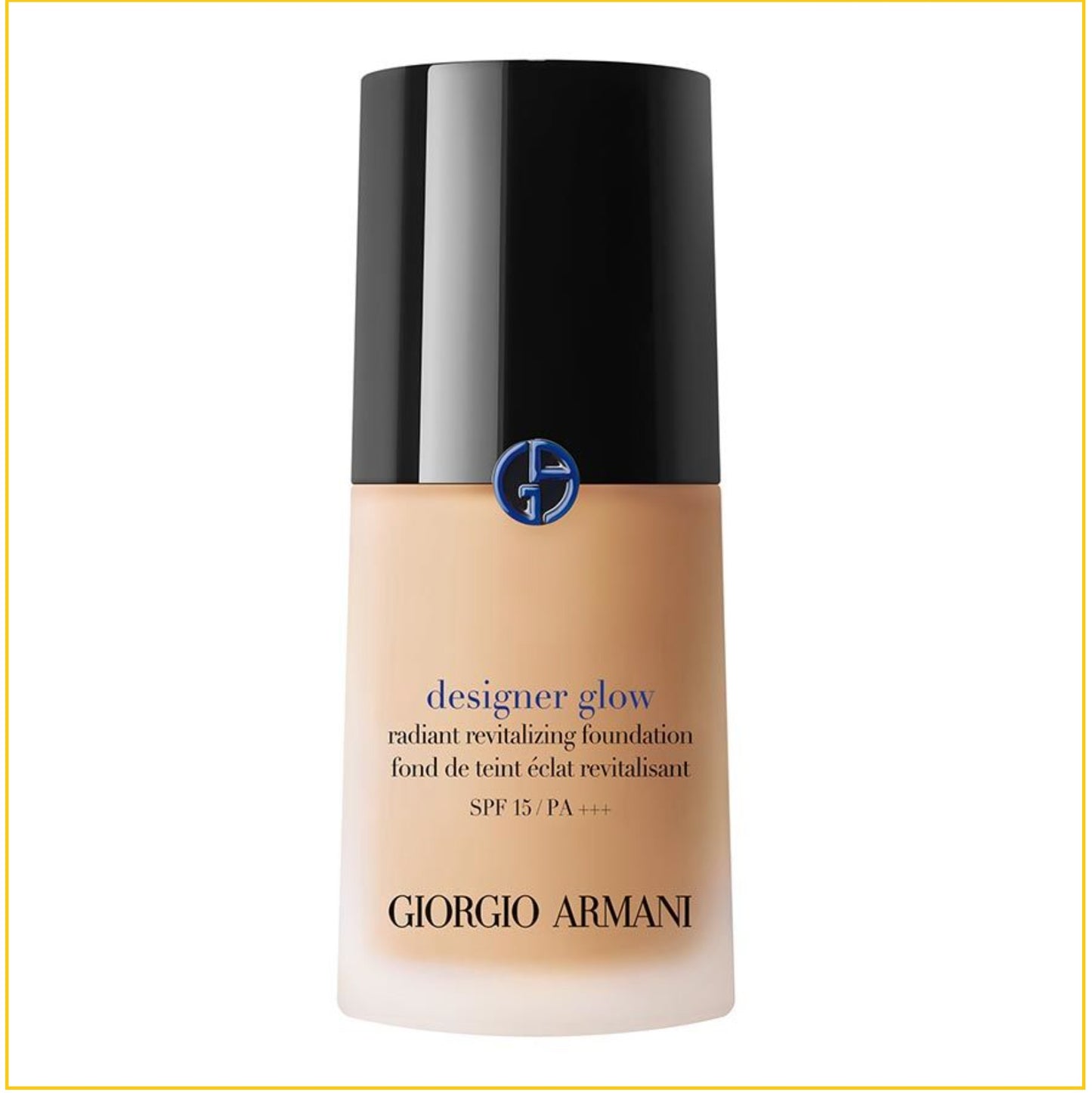 GIORGIO ARMANI DESIGNER GLOW RADIANT REVITALIZING FOUNDATION SPF15/PA+++ #1 / #2 / #2.5 30ML 亞曼尼大師粉底液藍標