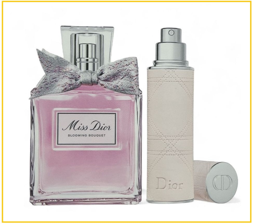 DIOR MISS DIOR BLOOMING BOUQUET EAU DE TOILETTE DUO SET 絲帶甜心女士淡香水及補充裝套裝