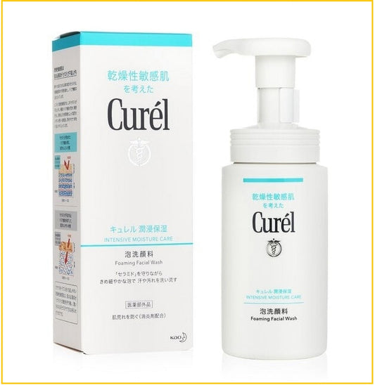 CUREL INTENSIVE MOISTURE CARE FOAMING WASH 150ML 豐盈泡沫潔面乳