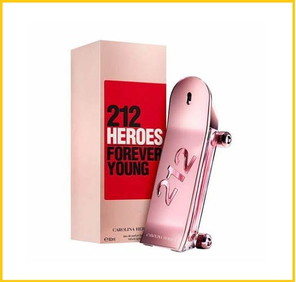 CAROLINA HERRERA LADIES 212 HEROES FOREVER YOUNG EAU DE PARFUM SPRAY 80ML 212粉紅滑板濃香水