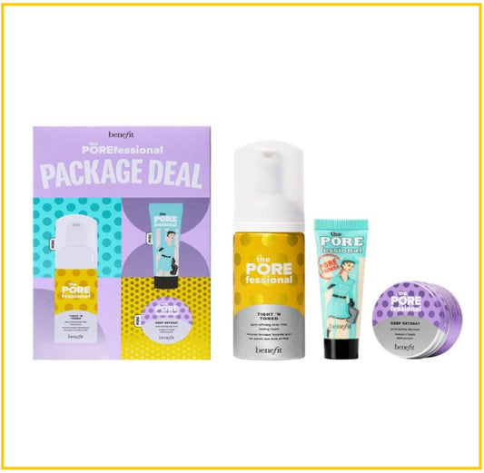 BENEFIT THE POREFESSIONAL PACKAGE PORE CARE MINI DUO SET (TONER 60ML + PRIMER 7.5ML + MASK 30ML) 緊緻護理迷你套裝