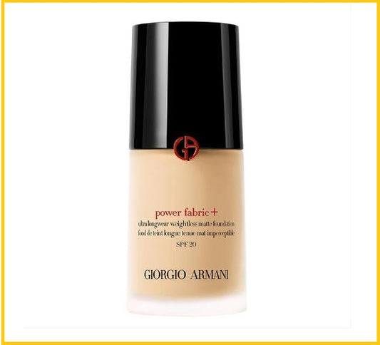 GIORGIO ARMANI POWER FABRIC+ ULTRA LONGWEAR WEIGHTLESS MATTE FOUNDATION SPF20 #2 30ML 權力粉底液