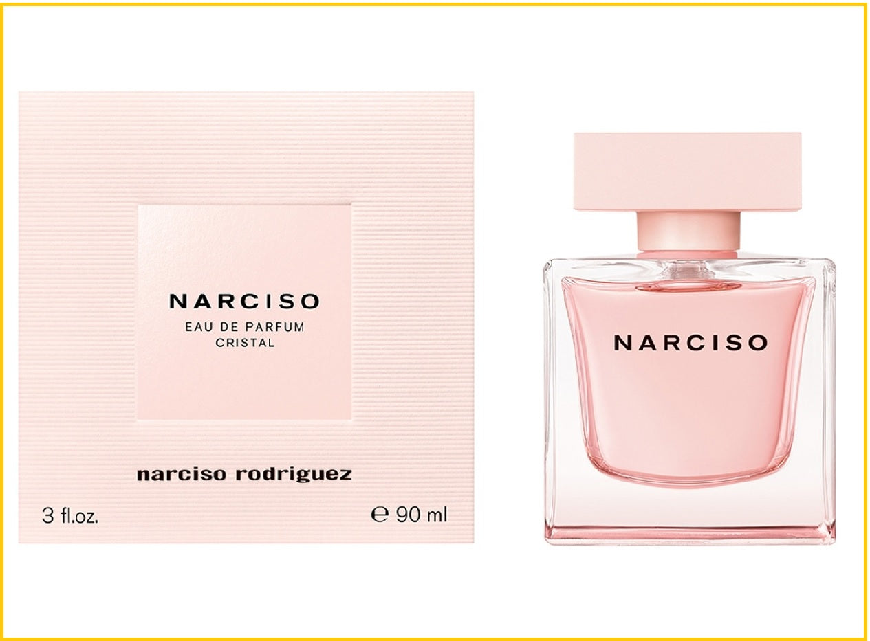 NARCISO RODRIGUEZ NARCISO CRISTAL EAU DE PARFUM SPRAY 90ML 粉影粉麝香淡香精香水