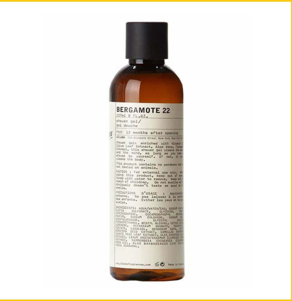 LE LABO BERGAMOTE 22 SHOWER GEL 237ML 沐浴露