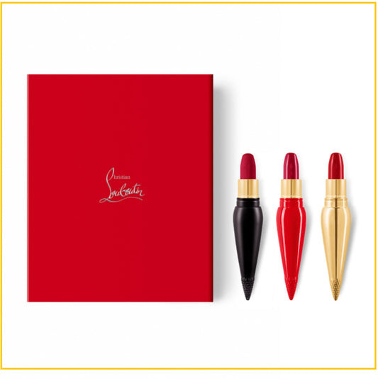 CHRISTIAN LOUBOUTIN LIP TRIO ROUGE LOUBOUTIN COFFRET DUO SET 3.8G X3 女王權杖唇膏套裝