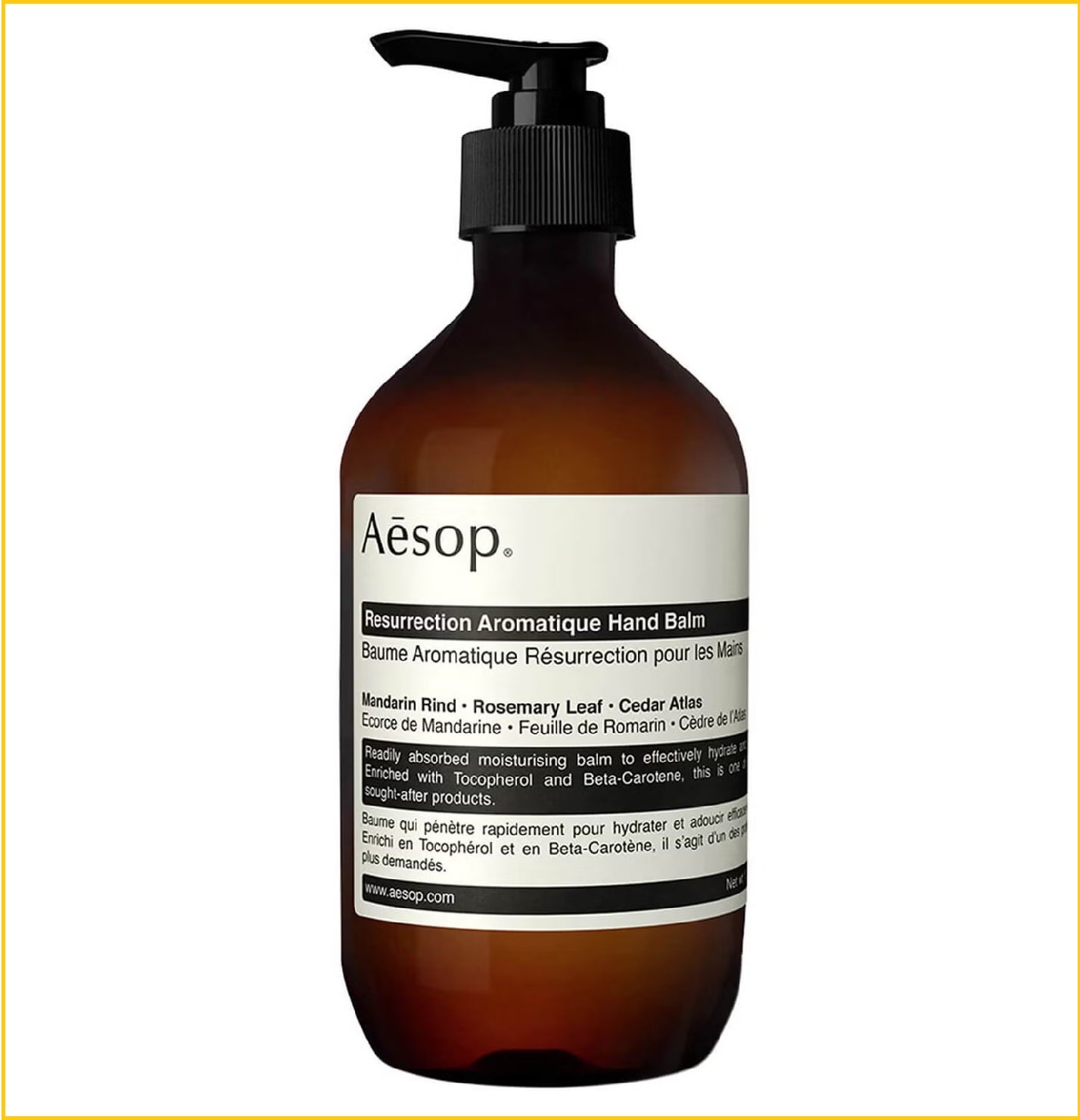 AESOP RESURRECTION AROMATIQUE HAND BALM 500ML 賦活芳香護手霜