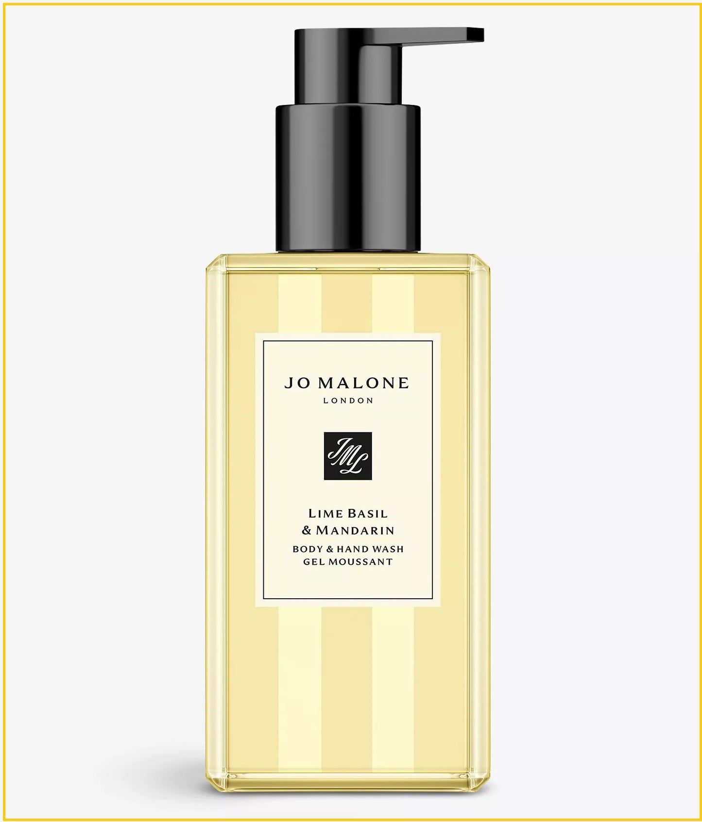 JO MALONE LIME BASIL & MANDARIN BODY & HAND WASH 250ML 青檸羅勒與柑橘手部及身體沐浴凝膠