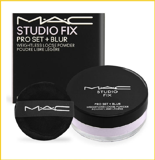 MAC STUDIO FIX PRO SET + BLUR WEIGHTLESS LOOSE POWDER #LAVENDER 6.5G 專業無瑕輕透濾鏡蜜粉散粉