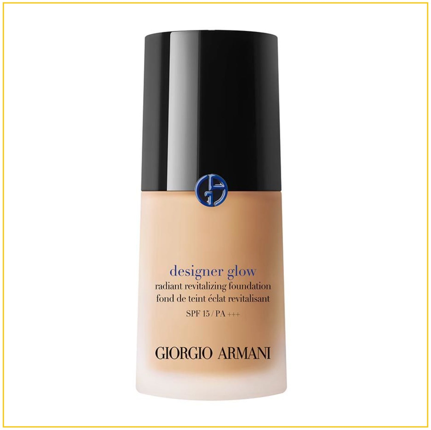 GIORGIO ARMANI DESIGNER GLOW RADIANT REVITALIZING FOUNDATION SPF15/PA+++ #1 / #2 / #2.5 30ML 亞曼尼大師粉底液藍標