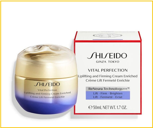 SHISEIDO VITAL PERFECTION UPLIFTING & FIRMING CREAM ENRICHED 50ML 賦活塑顏提拉滋潤面霜 (滋潤型)