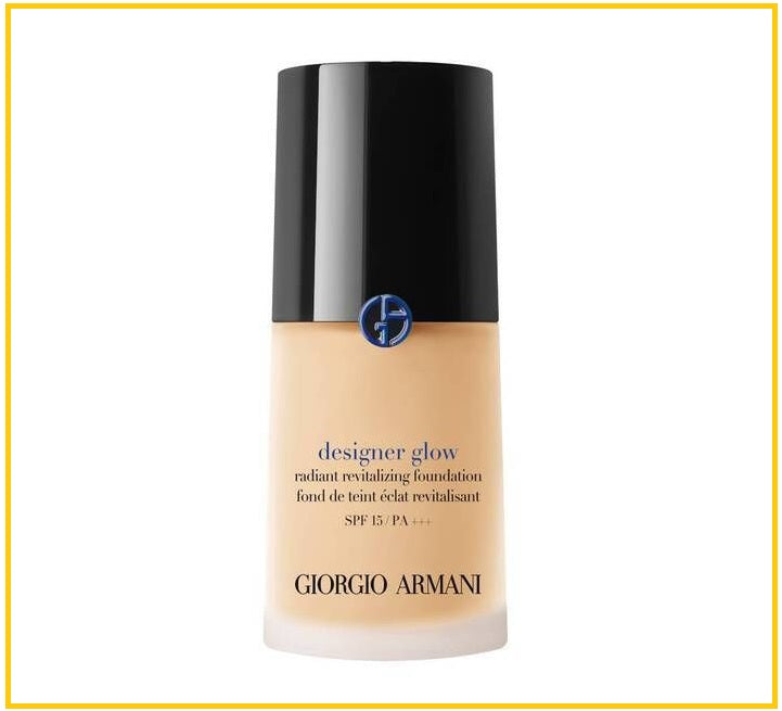 GIORGIO ARMANI DESIGNER GLOW RADIANT REVITALIZING FOUNDATION SPF15/PA+++ #1 / #2 / #2.5 30ML 亞曼尼大師粉底液藍標