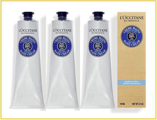 L'OCCITANE 歐舒丹乳木果20%潤手霜三件套裝 LOCCITANE SHEA BUTTER 20% HAND CREAM DUO SET 150ML X3