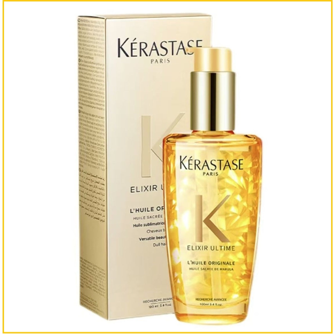 KERASTASE ELIXIR ULTIME L'HUILE ORIGINAL BEAUTIFYING HAIR OIL 100ML 卡詩菁純亮澤護髮精油