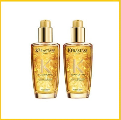 KERASTASE ELIXIR ULTIME L'HUILE ORIGINALE HAIR OIL DUO SET 100ML X2 菁純亮澤經典護髮油套裝