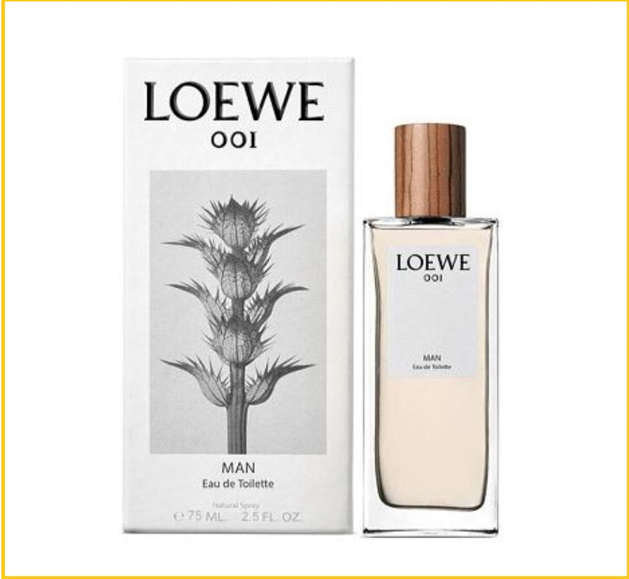 LOEWE MEN'S 001 EAU DE TOILETTE SPRAY 75ML 男士淡香水