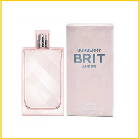 BURBERRY BRIT SHEER FOR WOMEN EDT 100ML 粉紅戀歌女士淡香水