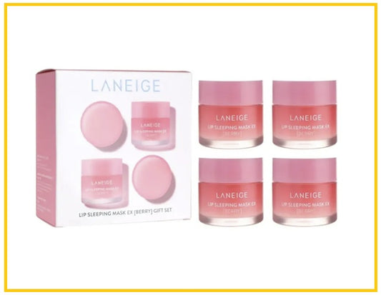 LANEIGE 蘭芝保濕修護唇膜莓果味四件套裝 LIP SLEEPING MASK EX BERRY DUO SET 20G X4